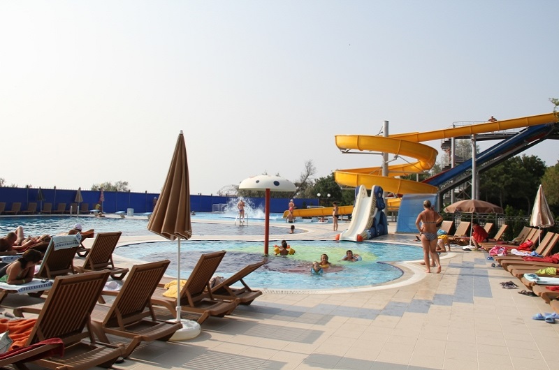 Аквапарк на територии пансионата Солнечный, Крым