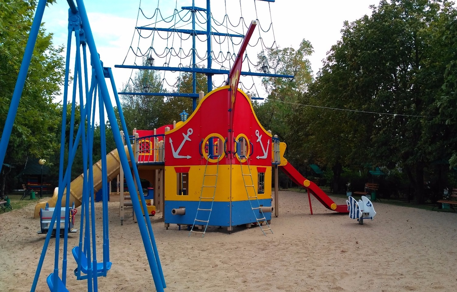 Детская площадка пансионата Солнечный, Николаевка