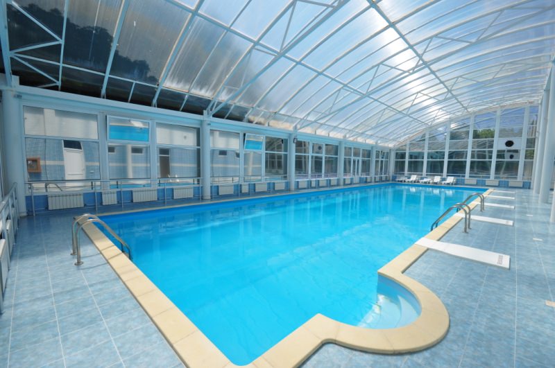 Бассейн пансионата Солнечный в Николаевке, Крым