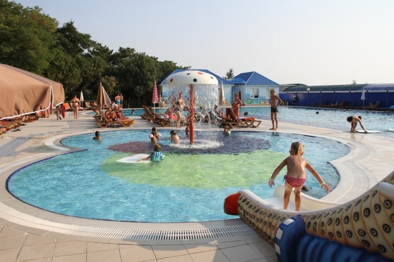 Детский бассейн в отеле Солнечный, Николаевка